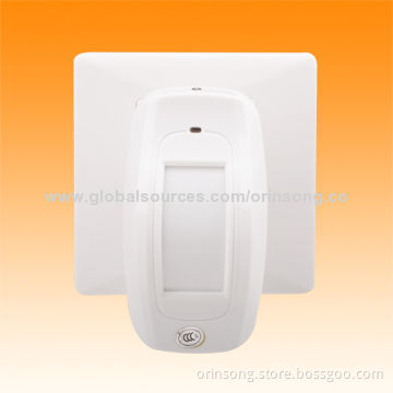 Curtain PIR Sensor with 86*86 Mounting Bracket
